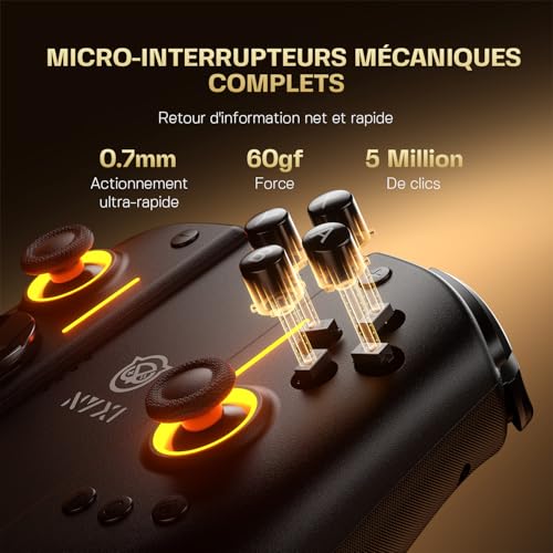 Thumbnail 5 de NYXI Hyperion 3: Manette sans fil pour Switch 2, joystick Hall et gyroscope 9 axes