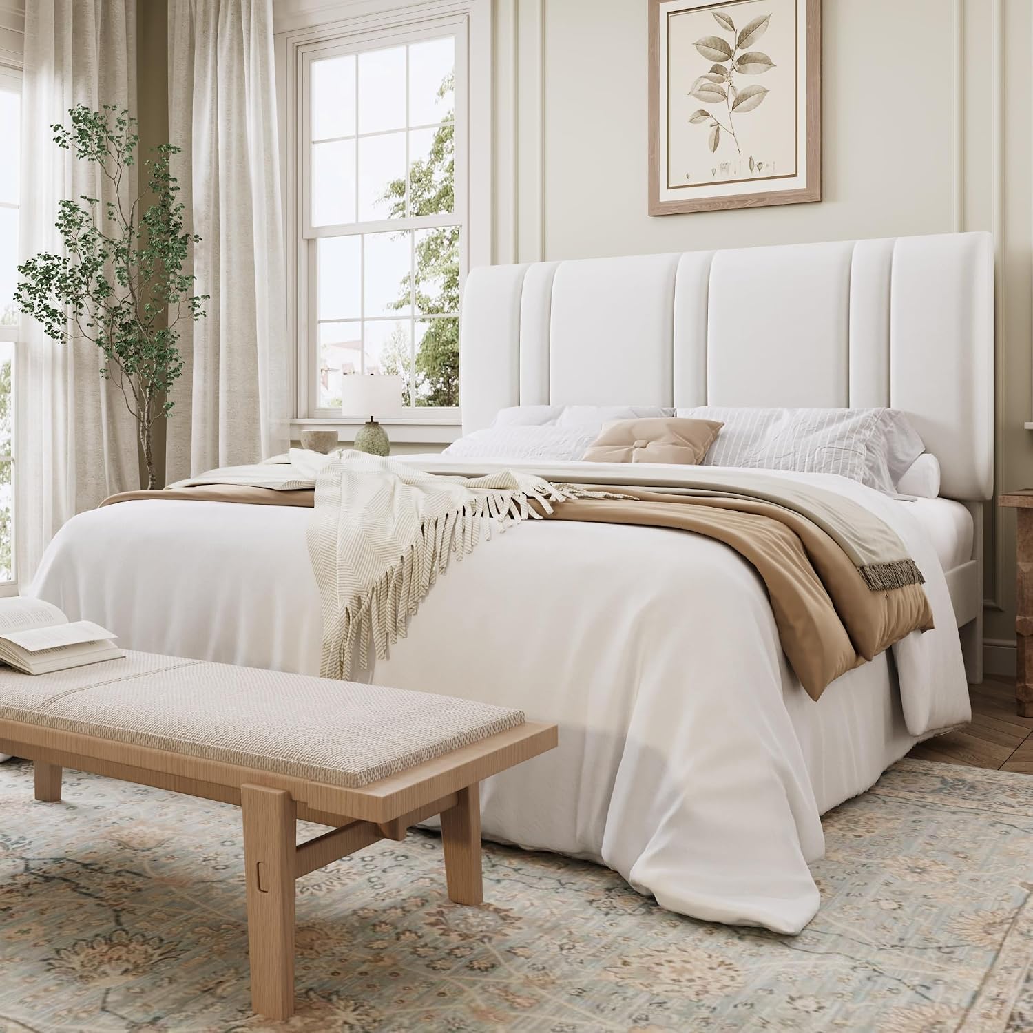 Detalle de SHA CERLIN Bed Frame, Full Size
