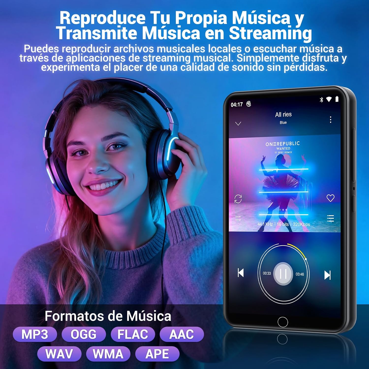 Thumbnail 1 de Reproductor MP3 M8 80GB con Bluetooth y WiFi