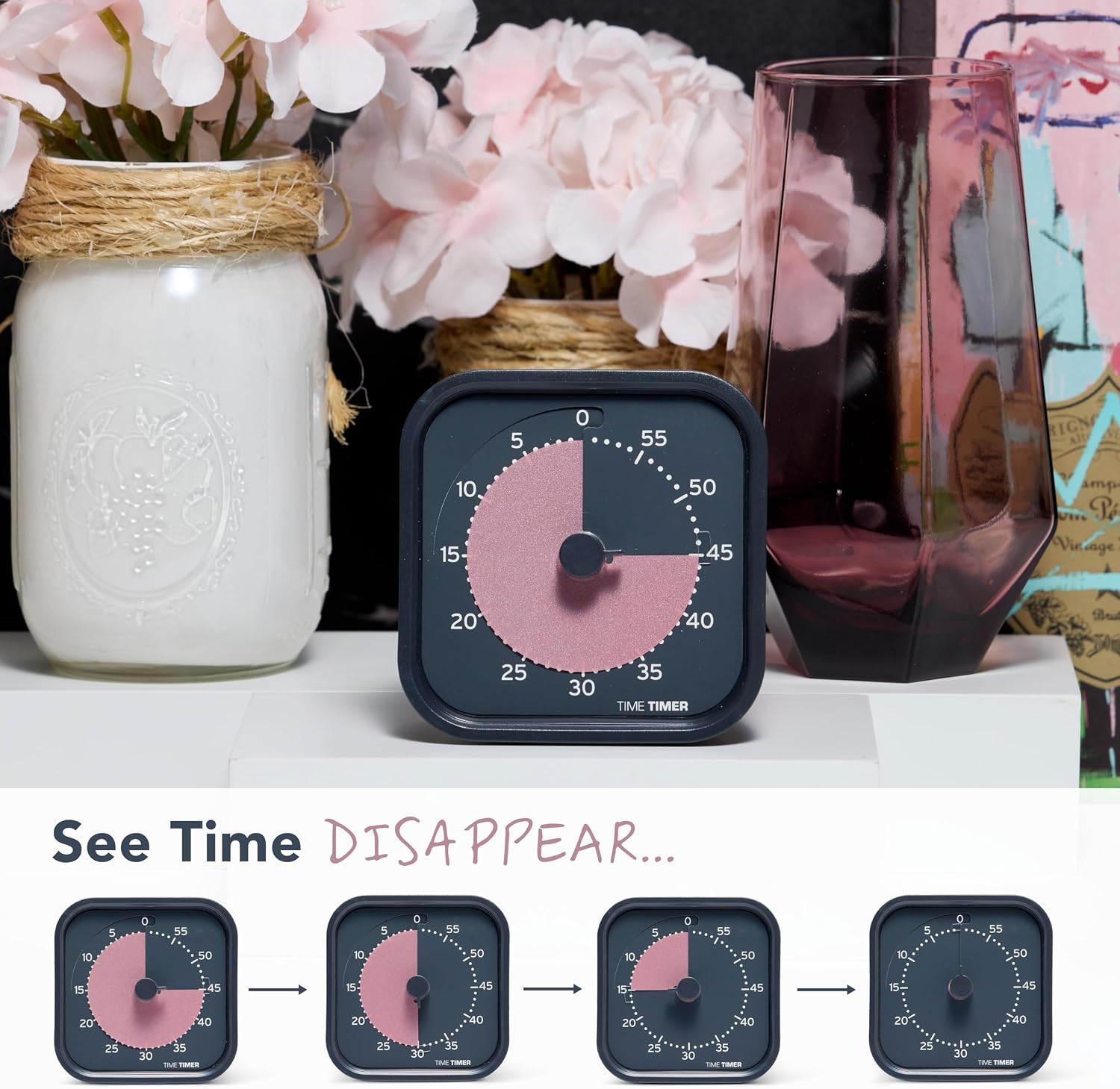 Detalle 2 de Time Timer visual countdown timer, 60-minute