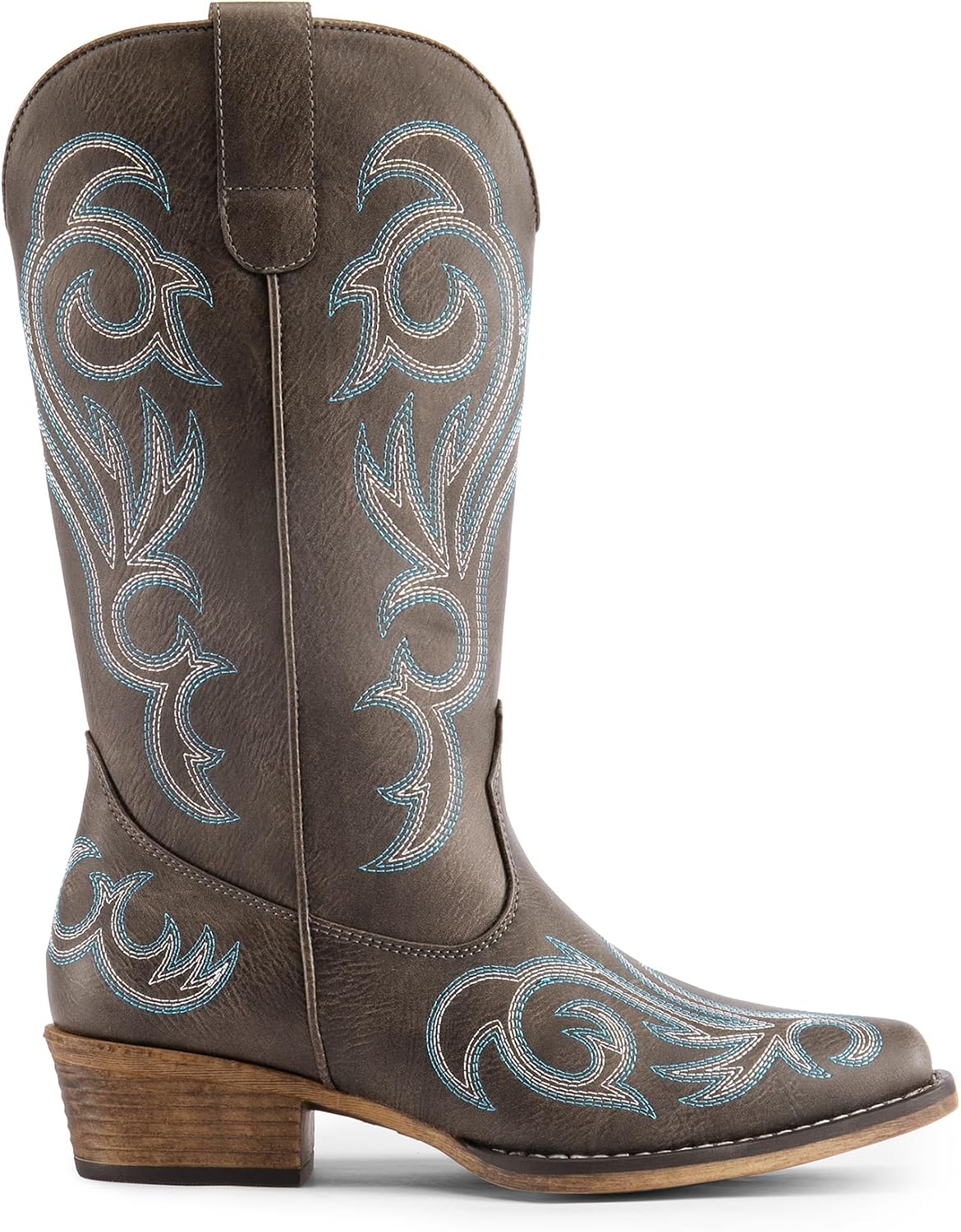 Detalle 2 de DREAM PAIRS Women's Mid-Calf Cowboy Boots