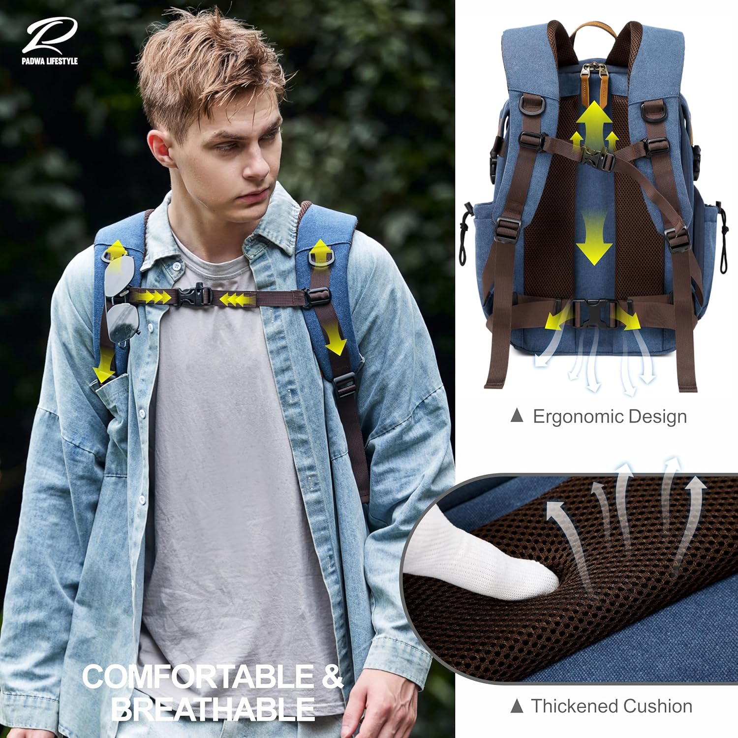 Thumbnail 4 de Padwa Lifestyle Camera Backpack with 16” laptop