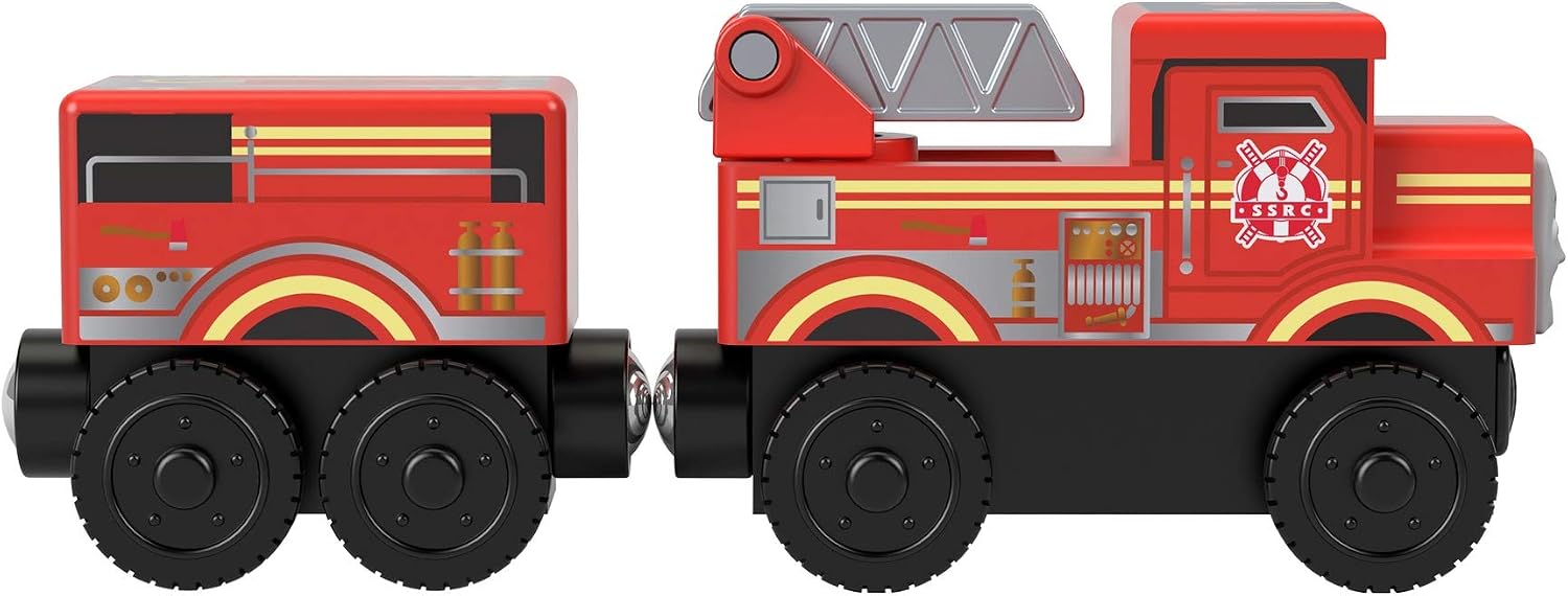 Detalle de Thomas & Friends GGG64 – drewniany pociąg Tomek z wagonikiem towarowym