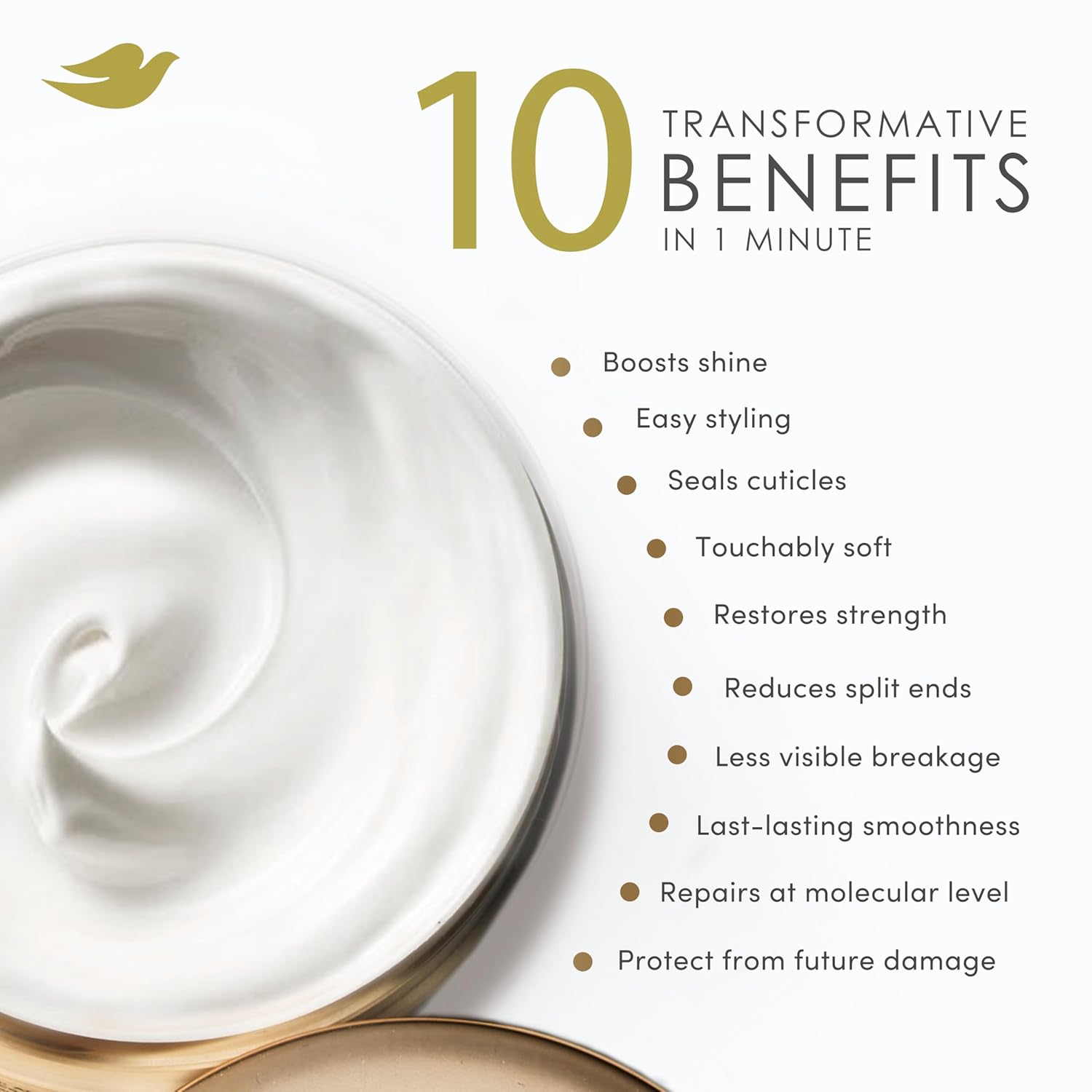 Thumbnail 4 de Dove Hair Intensive Repair 10in1 Serum Mask for Damaged Hair (Bio-Protein Care) — 9.2 fl oz