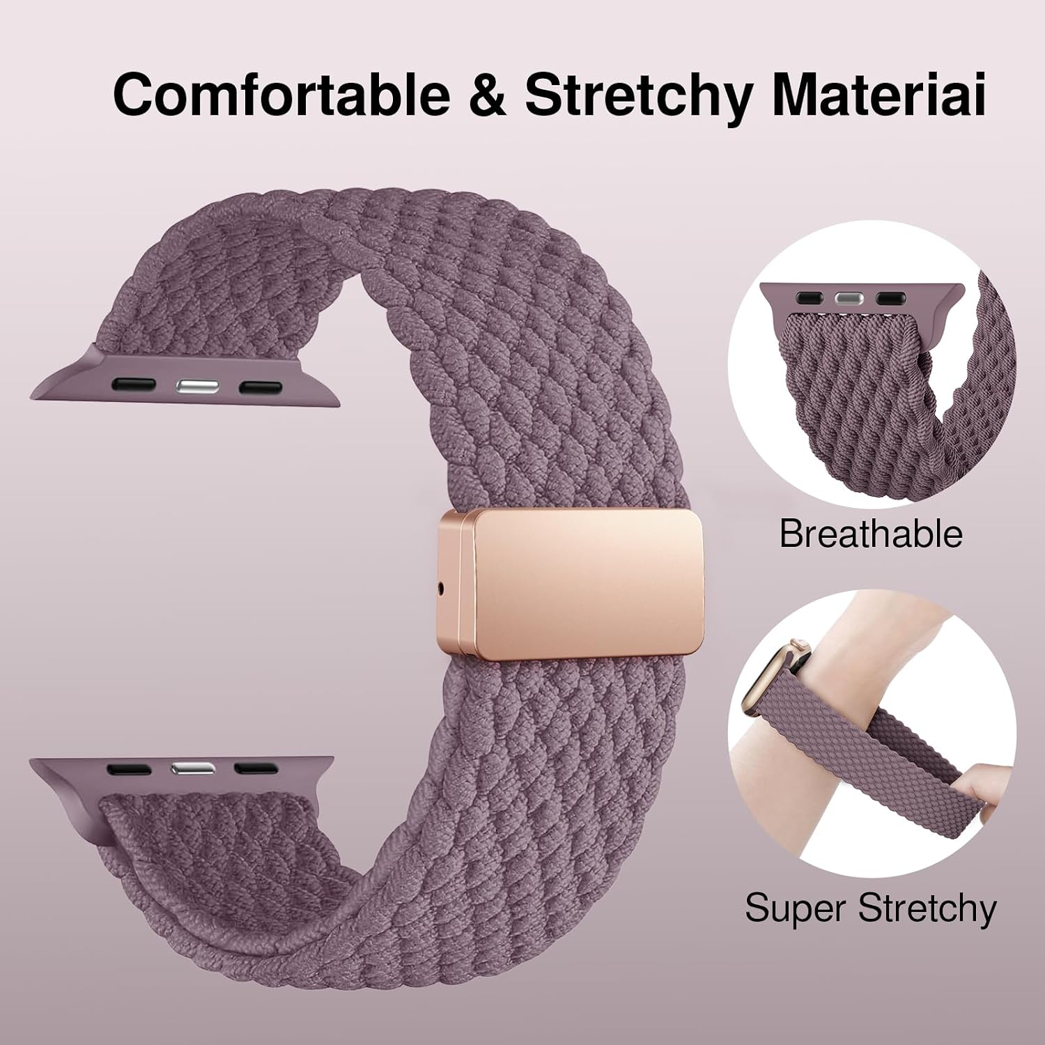 Detalle de Braided Strap Compatible with Apple Watch 49mm