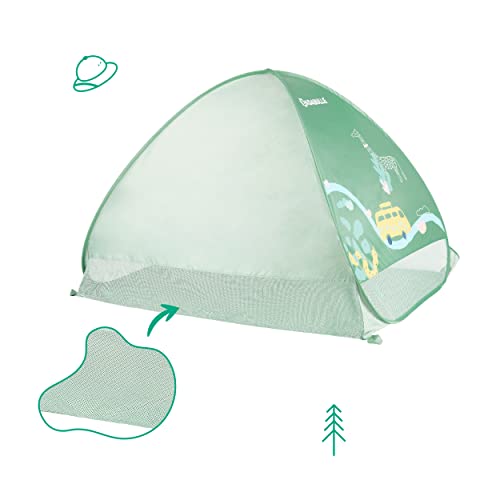 Detalle de Badabulle Tienda de protección UV SPF 50+ con sistema pop-up