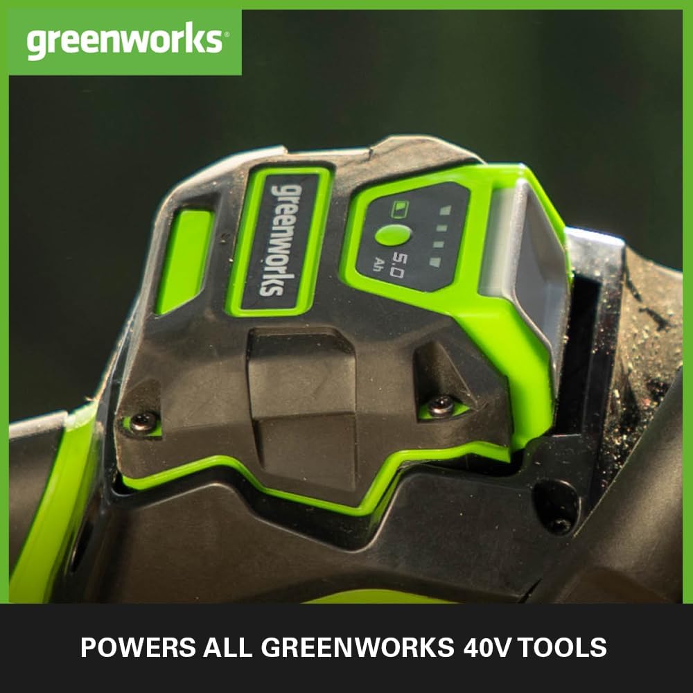 Detalle de Greenworks Tools 40V Battery G40B5 (Li-ion 40V 5Ah) – A practical power boost for your cordless tools