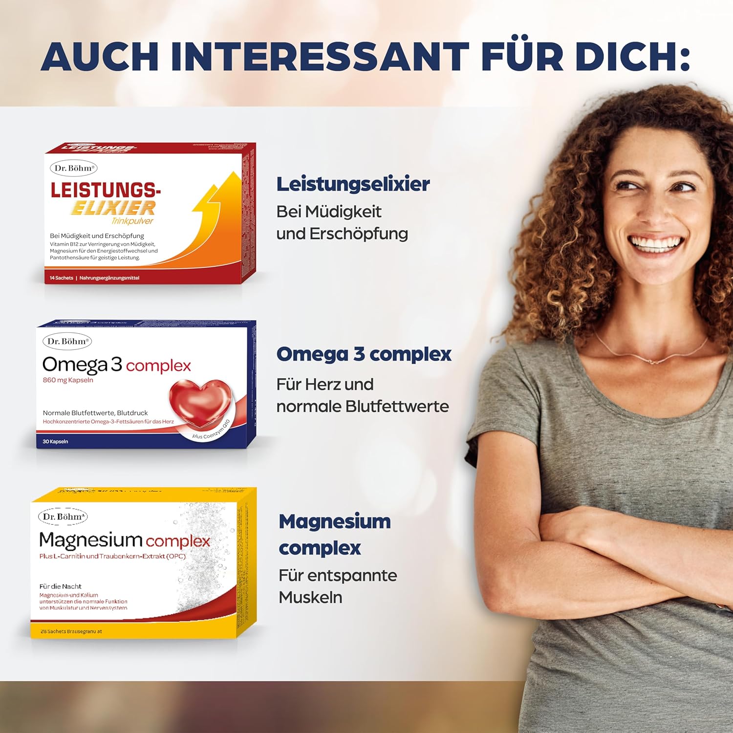 Thumbnail 6 de Dr. Böhm Gelenks complex intensiv – Trinkpulver für Knorpel, Knochen & Gelenke, Himbeer-Geschmack, 30 Stk