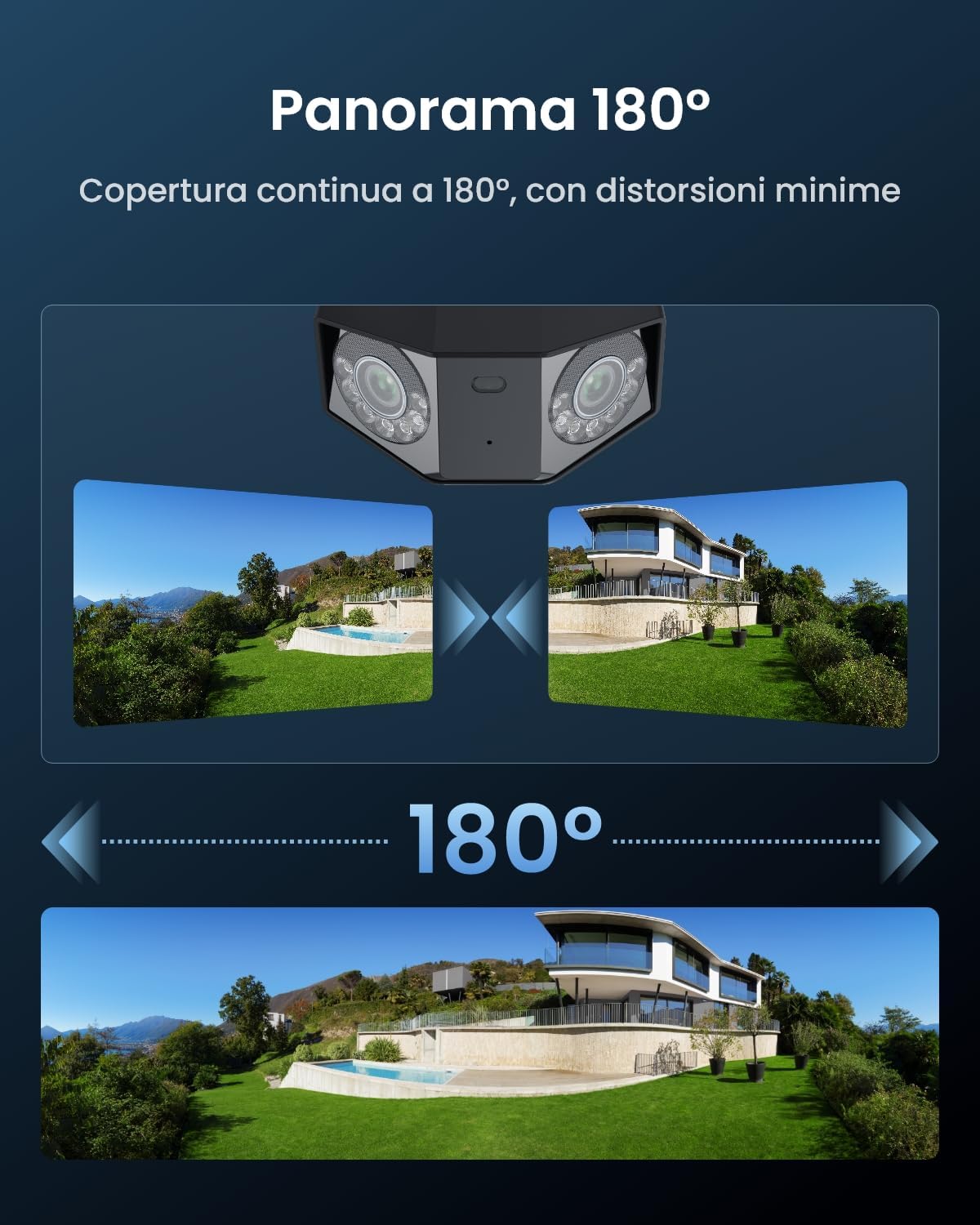 Thumbnail 6 de Reolink Duo 3 WiFi: telecamera WiFi esterna 16MP con WiFi 6, panorama 180° e visione notturna
