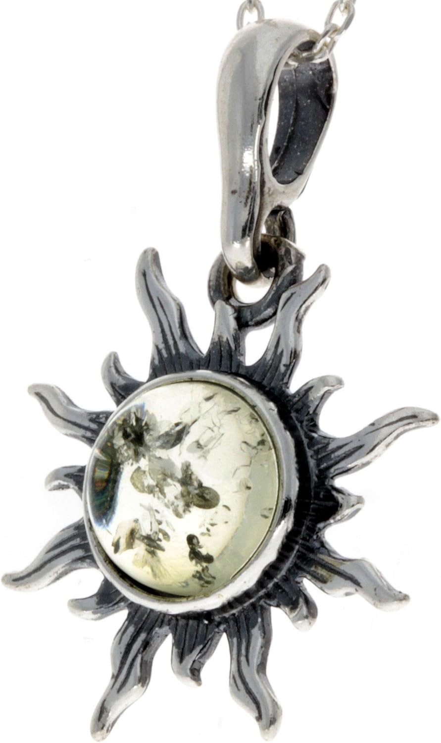 Thumbnail 2 de SilverAmber Jewellery 1764 Anhänger Stern Sonne aus baltischem Bernstein & Sterlingsilber (ohne Kette)