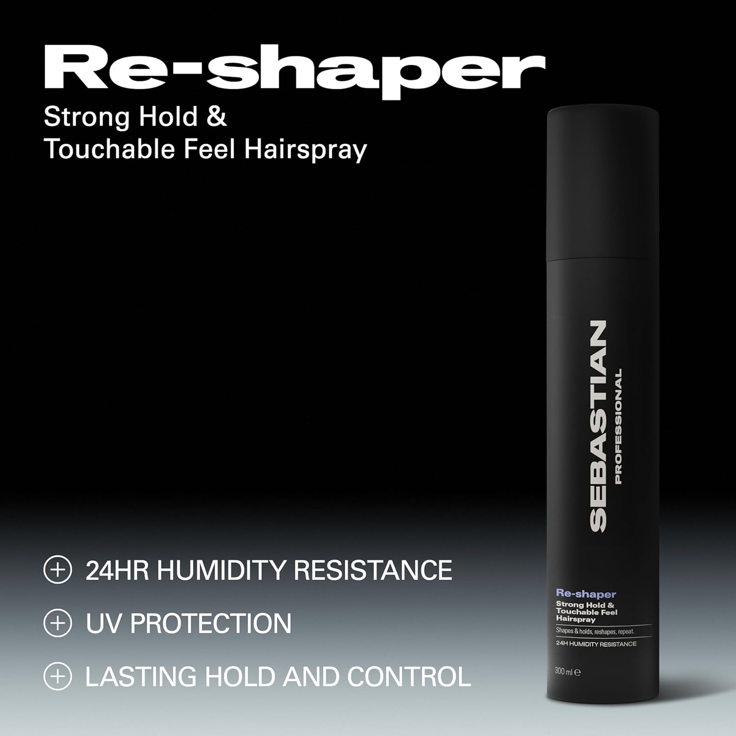 Thumbnail 2 de Sebastian Professional Reshaper Strong Hold & Touchable Feel Hairspray (300ml)