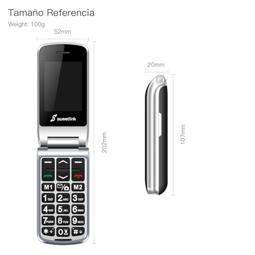 Thumbnail 8 de SweetLink F1 📱 Teléfono Para Mayores con Botón SOS y Doble SIM