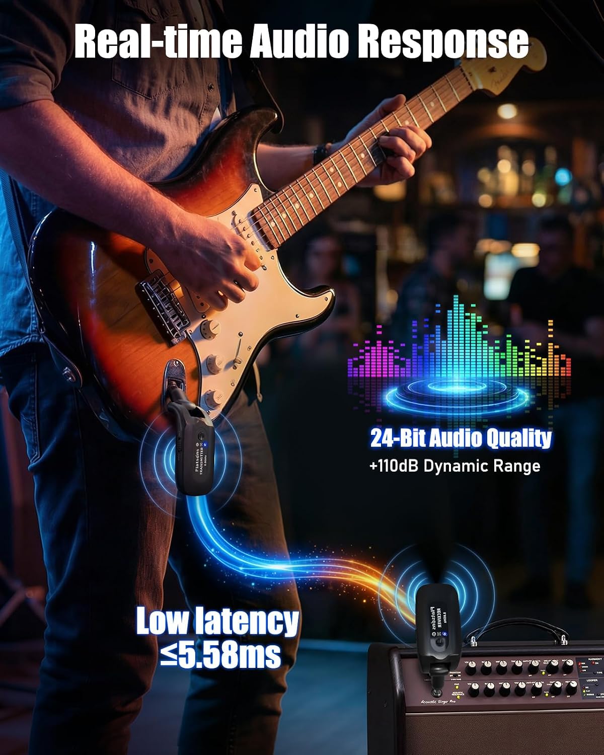 Thumbnail 2 de Flatsons Wireless Guitar System TR-U2