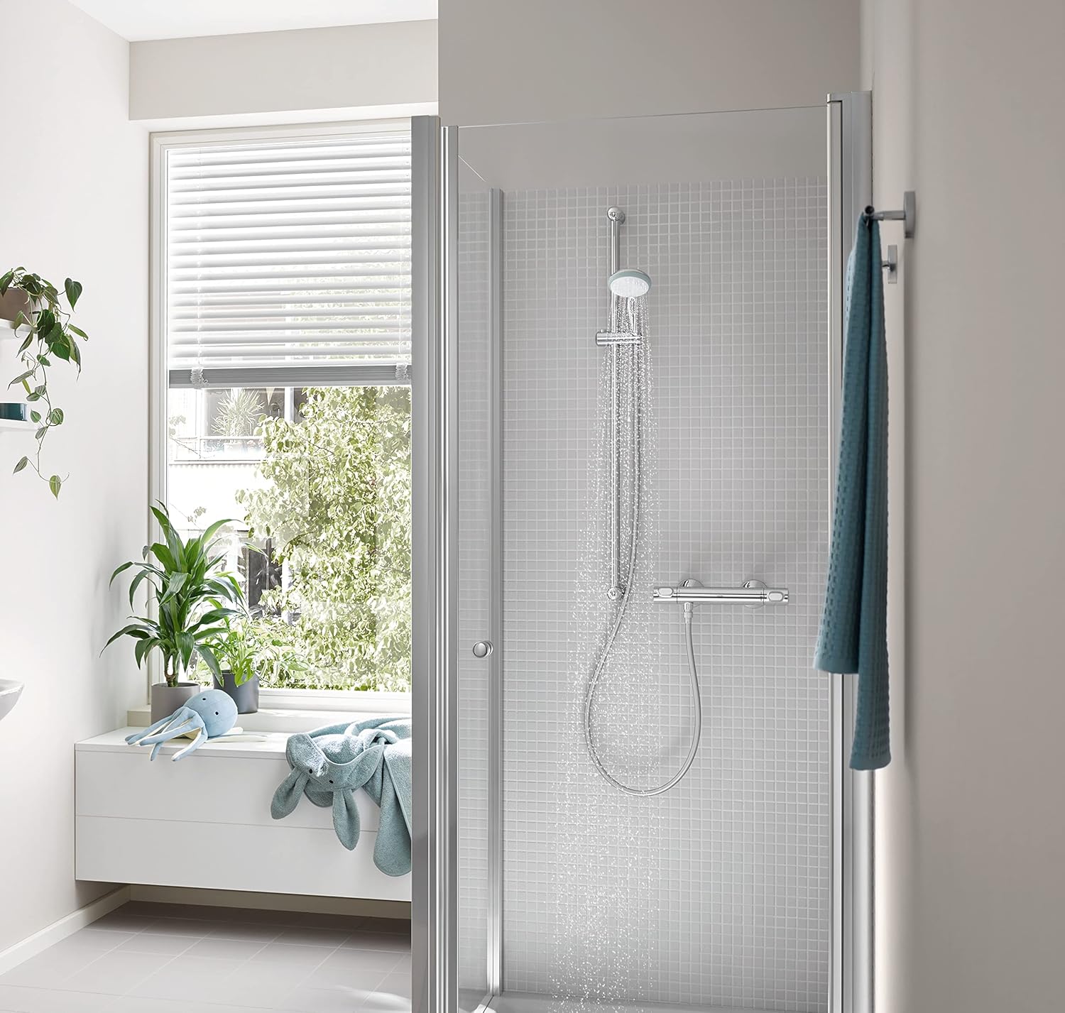 Thumbnail 5 de GROHE QUICKFIX Precision Flow: Miscelatore termostatico per doccia Cromato 34840000