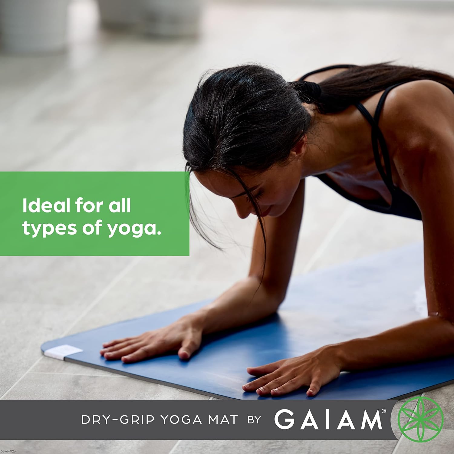 Detalle 2 de Gaiam Dry-Grip Yoga Mat 5mm ๐ง