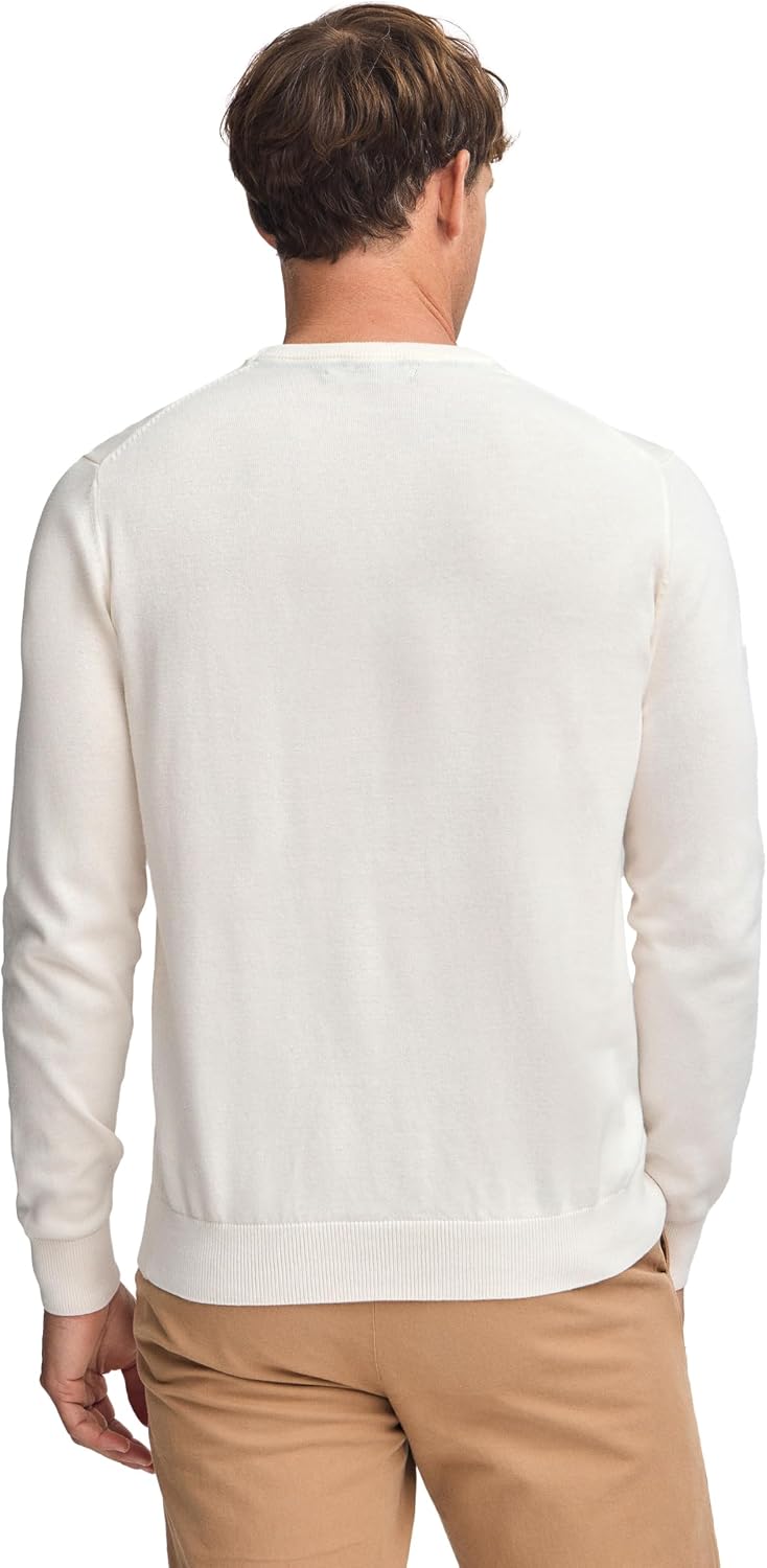 Detalle 2 de Polo Club Basic herentrui met V-hals, logo en 100% katoen