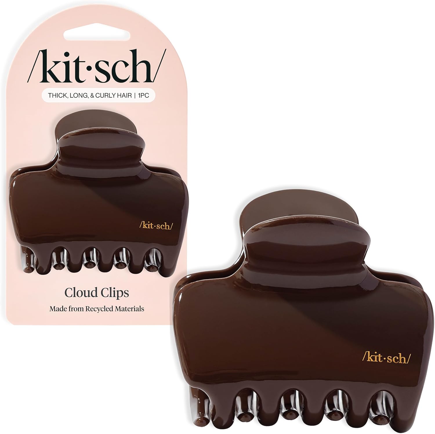 Detalle de Kitsch Puffy Claw Clip, 3.15 Inches