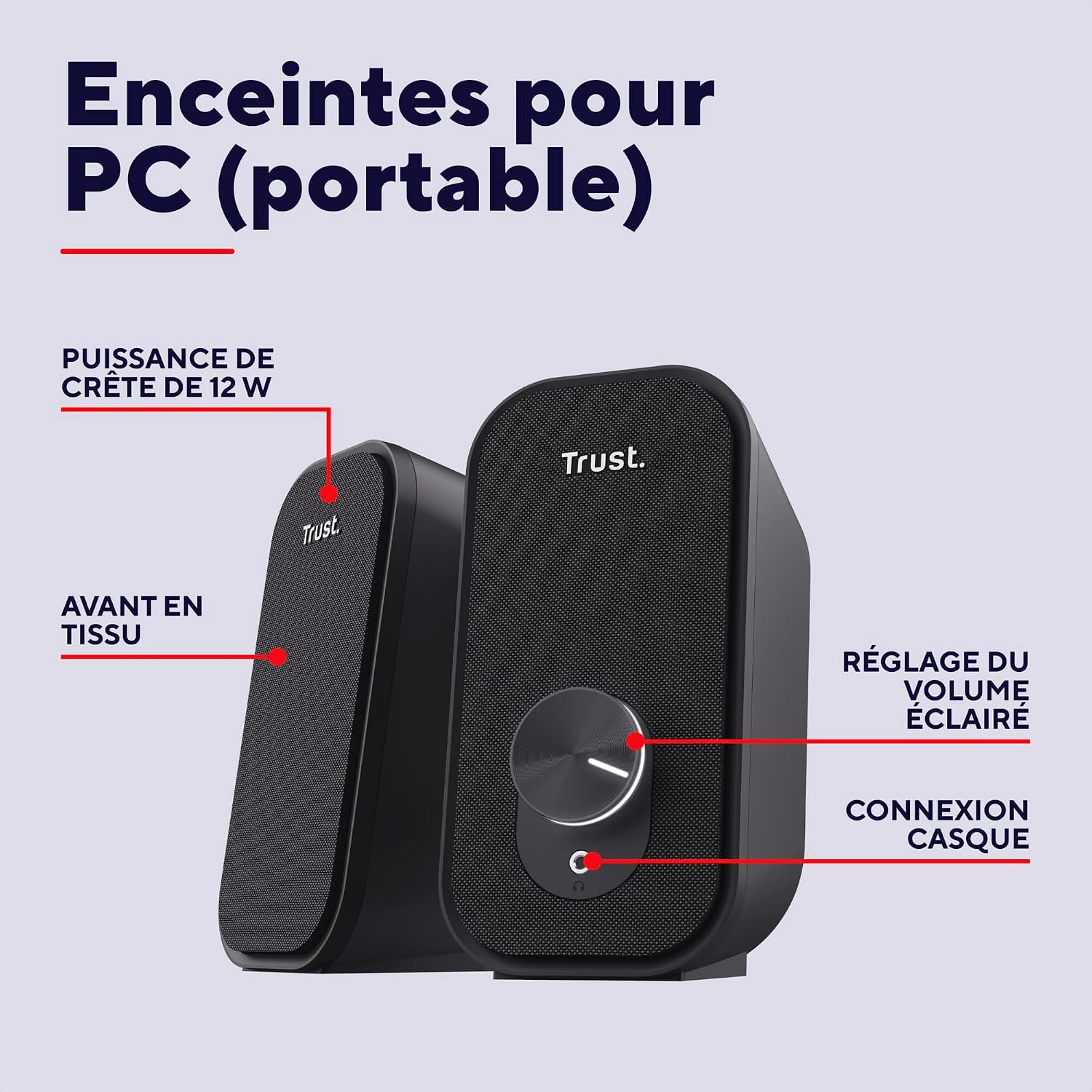 Detalle 2 de Trust Orada enceintes PC USB 2.0 12 W