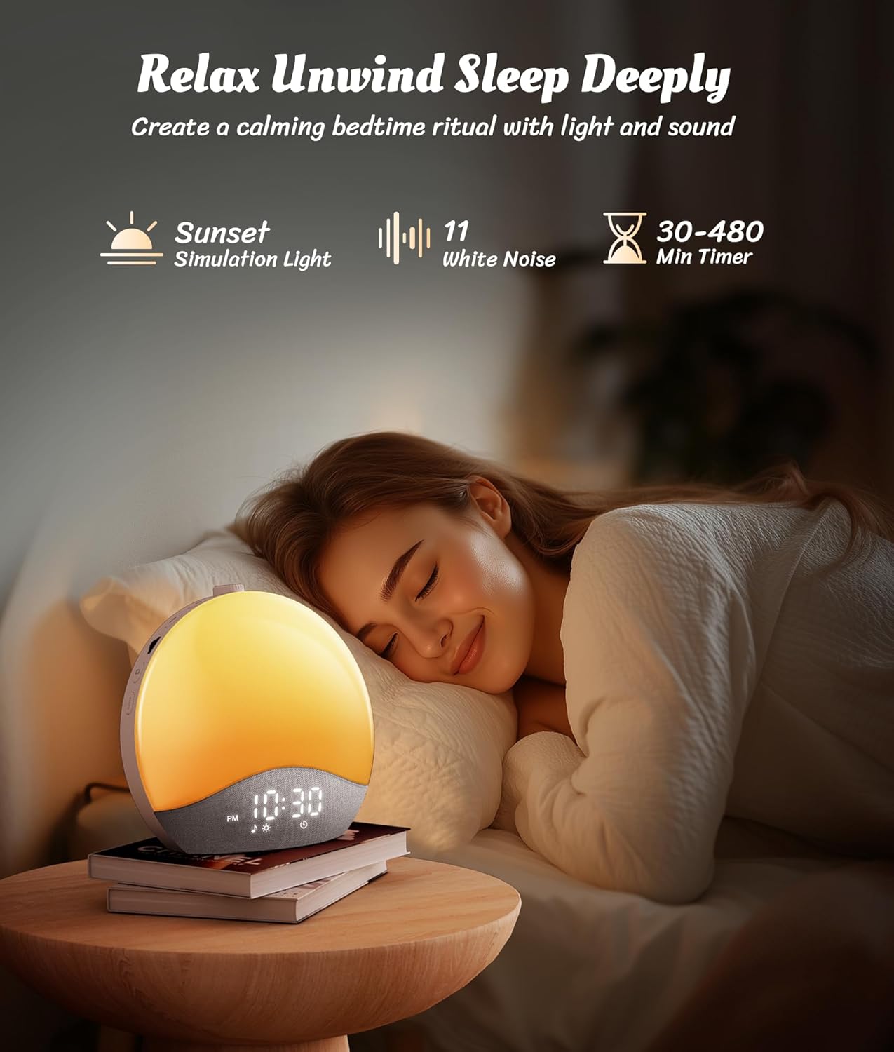 Thumbnail 3 de ecozy Sunrise Alarm Clock, 17 Colors
