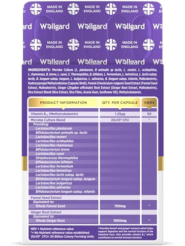 Thumbnail 7 de Wellgard Gutstar Bio Cultures for Gut Health, 20 Billion CFU – 16 Strains | Vegan, UK Made