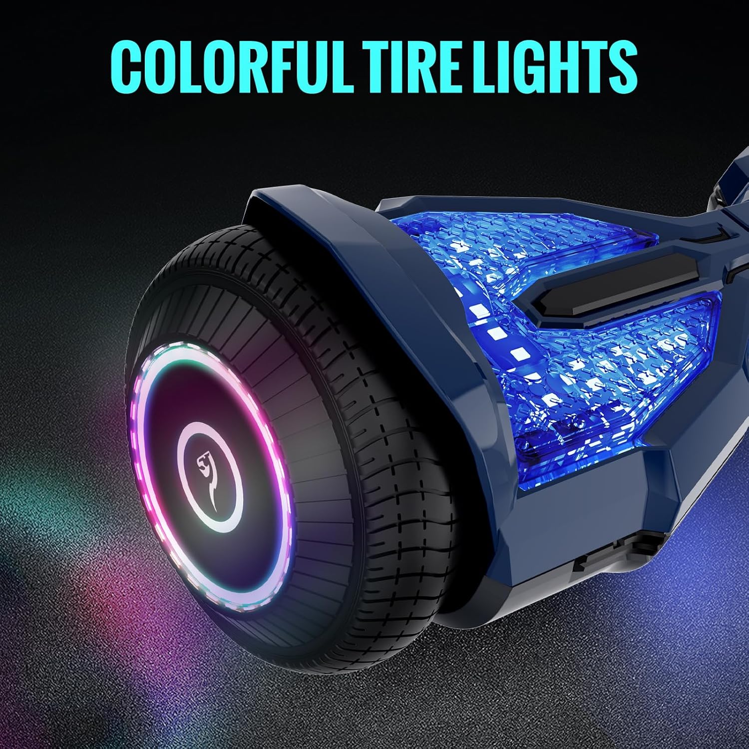 Thumbnail 4 de EVERCROSS EV2 Hoverboard mit Sitz – 5,2-Ah Akku, bis 15 km/h, Bluetooth Music & 7-Farben LED