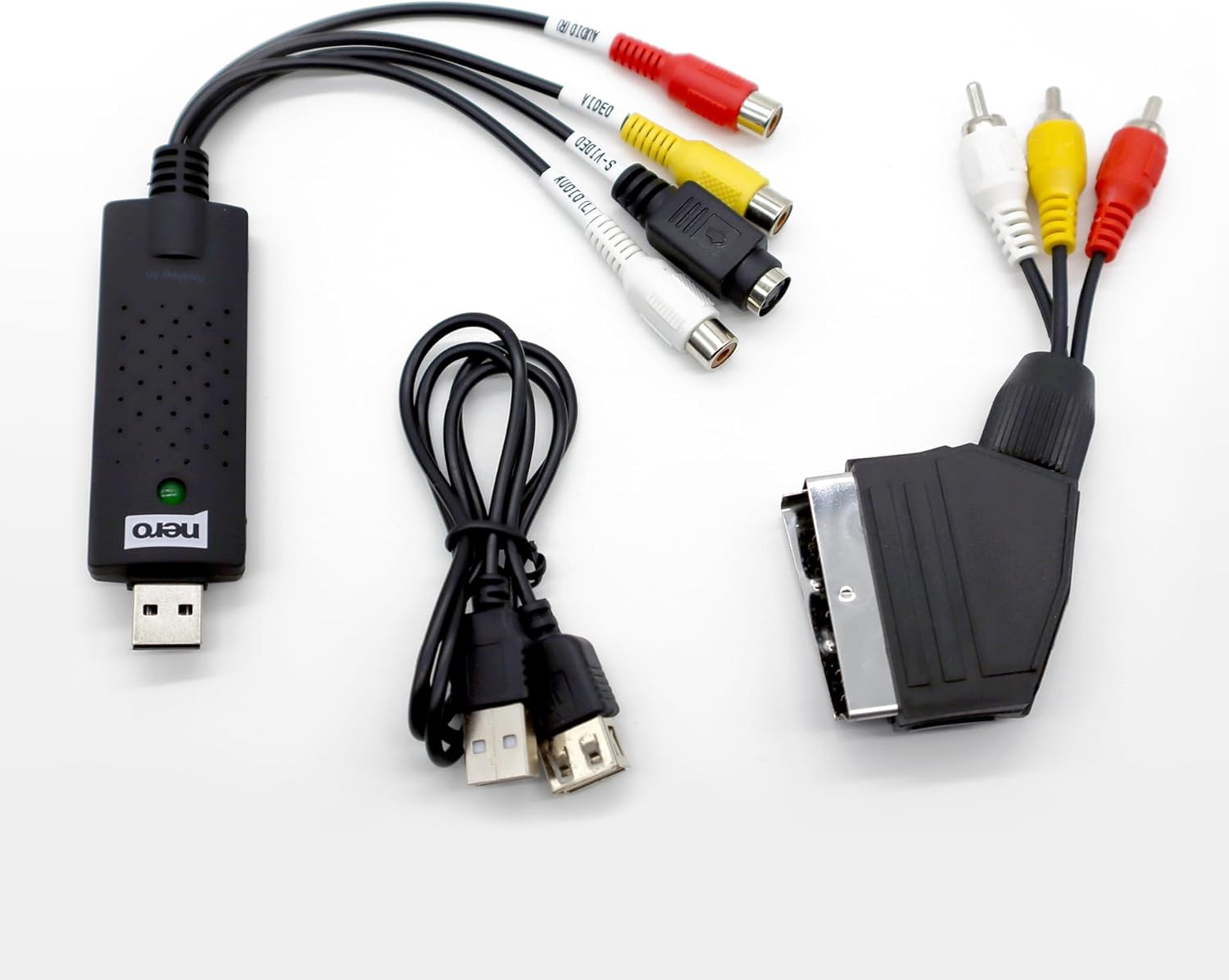 Thumbnail 2 de Nero Video Grabber: VHS, Hi8 und weitere Analogmedien per USB digitalisieren (Analog-zu-Digital Capture Card)