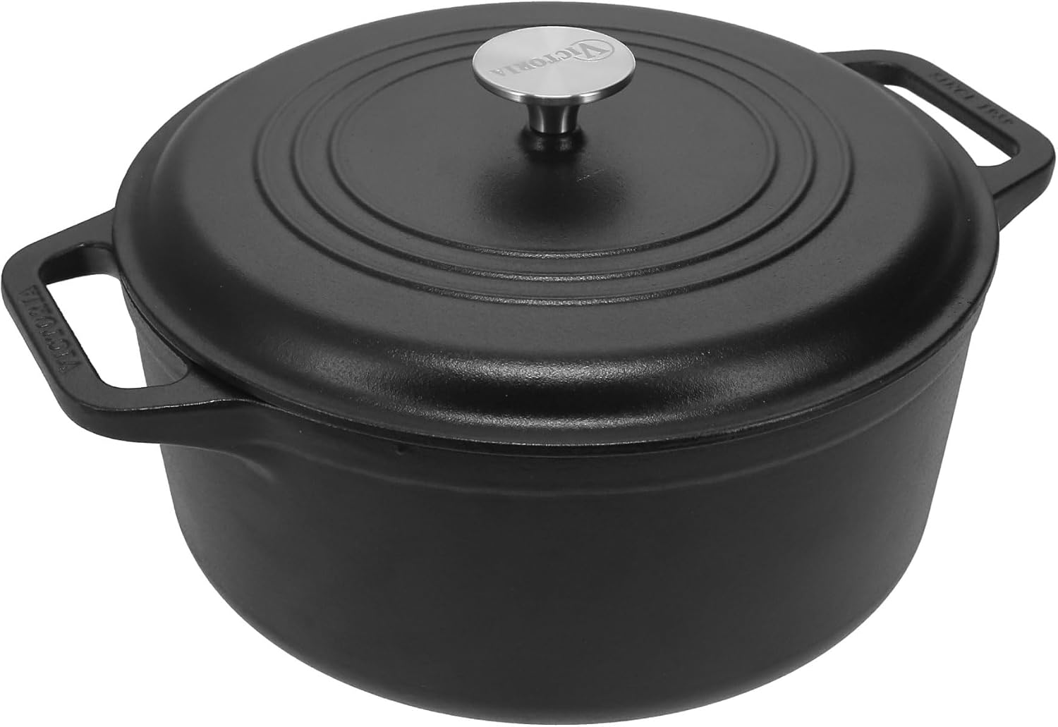 Thumbnail 6 de Victoria Forno Olandese in Ghisa Stagionata 29 cm / 6,6 L – Adatta a forno, induzione, gas e barbecue