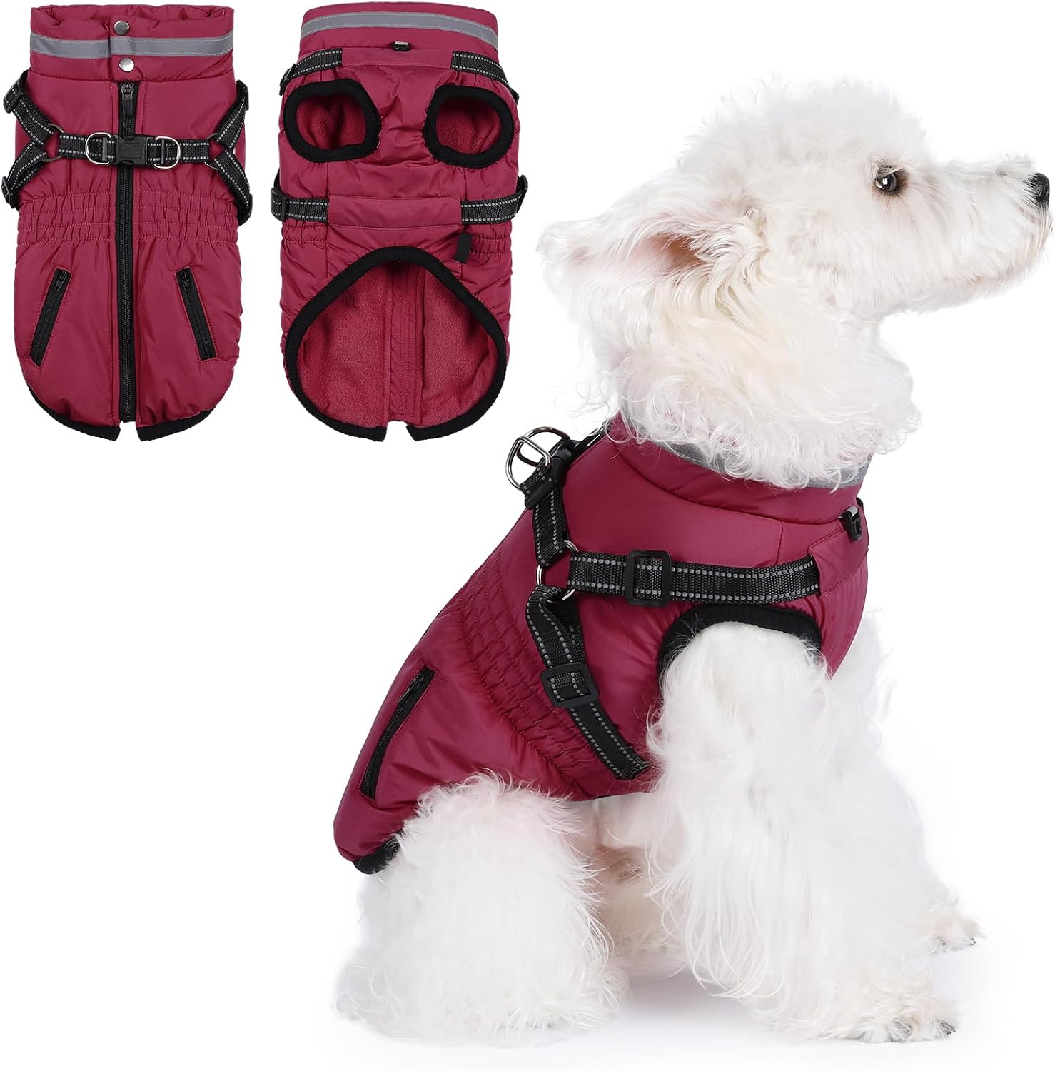 Thumbnail 6 de Poseca Dog Coat with Built‑in Harness
