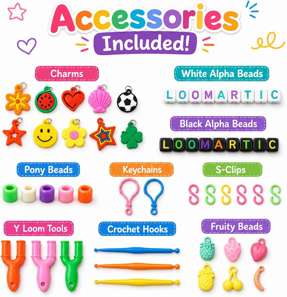 Thumbnail 3 de Loomartic Loom Bands Kit 3000+