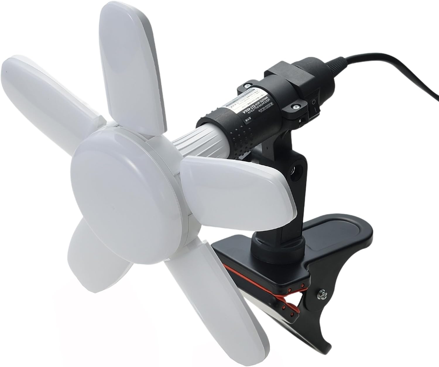 Detalle de 高儀 EARTH MAN SAKUTO 45W CLT-45SLA LEDクリップライト E26・昼光色・連結コンセント付き