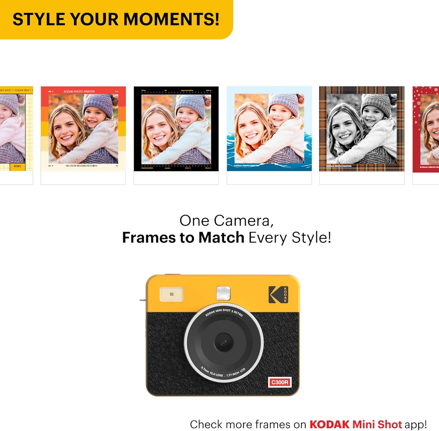 Thumbnail 6 de KODAK Mini Shot 3 Retro instant camera and printer 7.6 cm