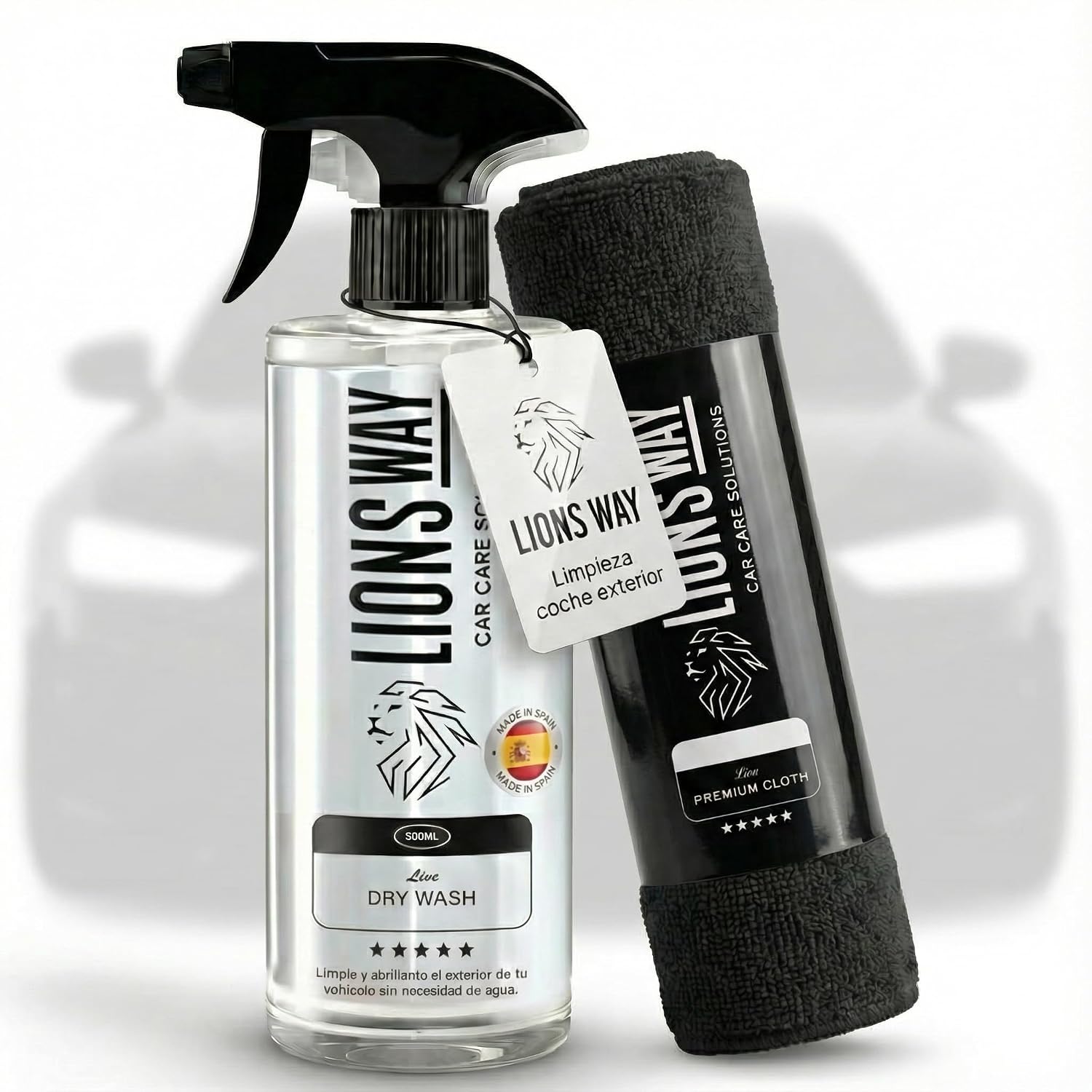 LionsWay Limpieza en Seco con Cera Carnauba