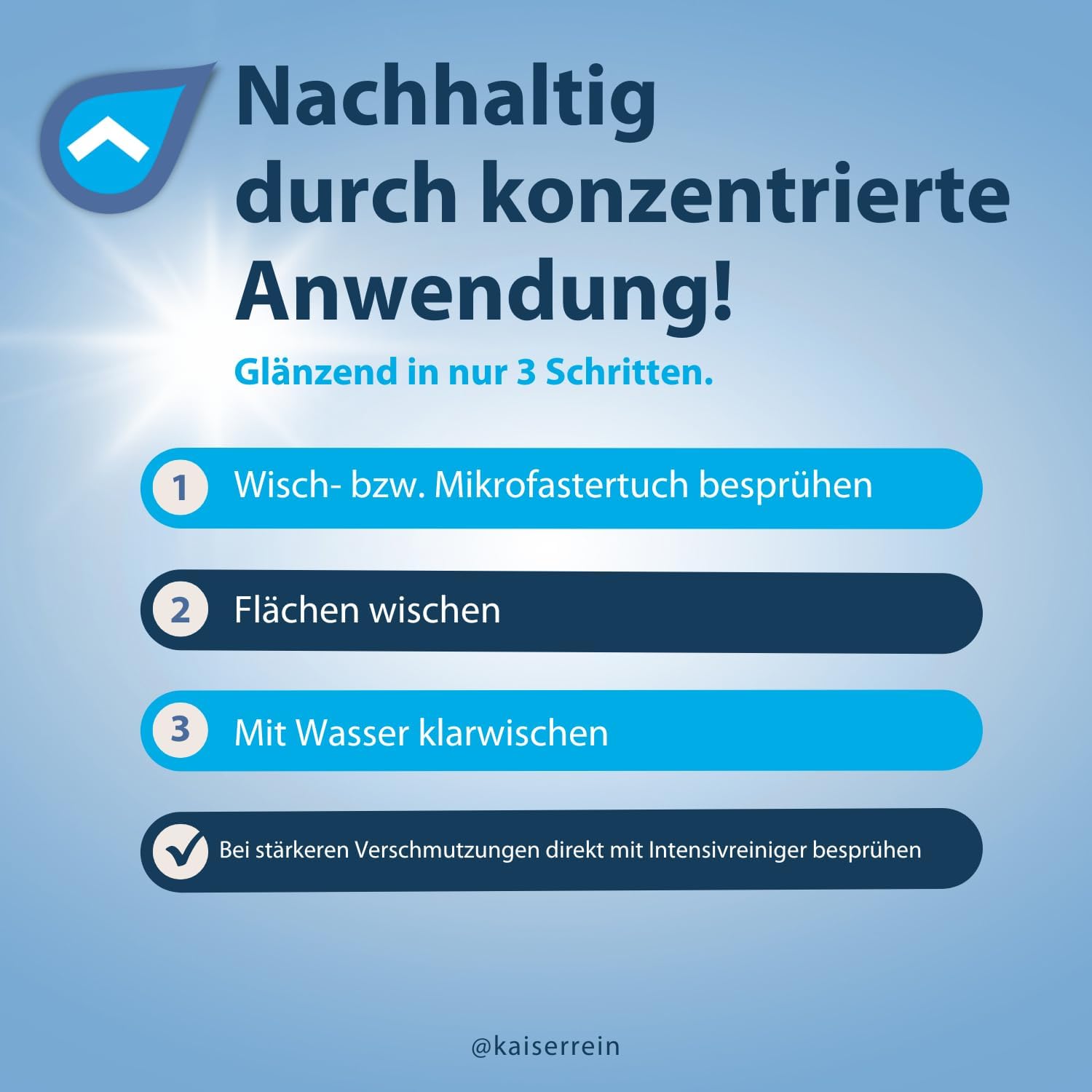 Thumbnail 2 de KaiserRein Intensivreiniger Küchenreiniger – Profi Fettlöser Spray 1L