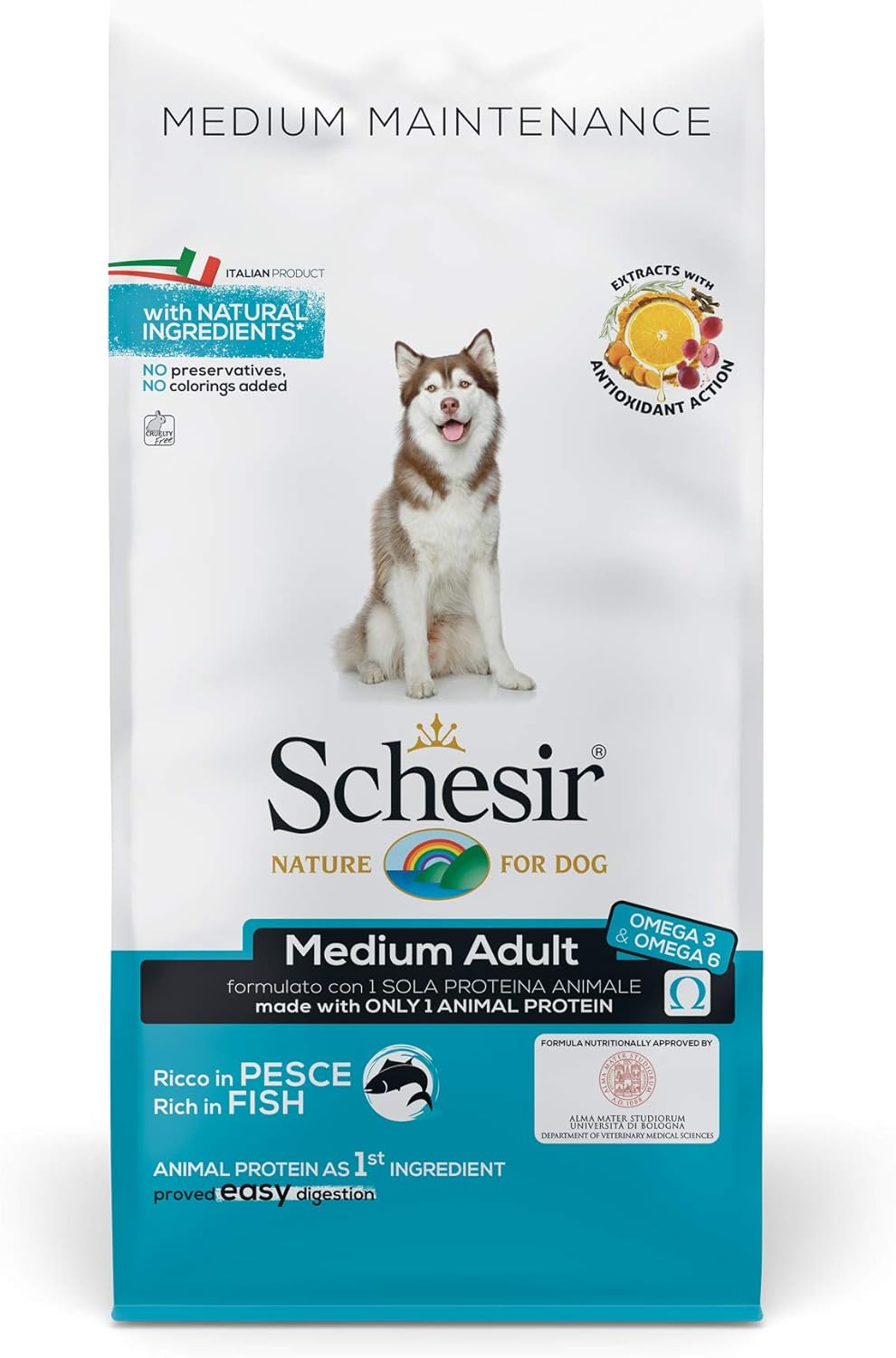Thumbnail 4 de Schesir Dog Medium Maintenance Schinken – trockenes Hundefutter für mittelgroße Rassen, 12 kg