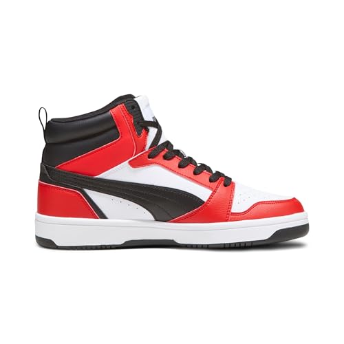 Detalle de PUMA Rebound V6: Sneaker unisex, bianco/nero/rosso per tutte le stagioni