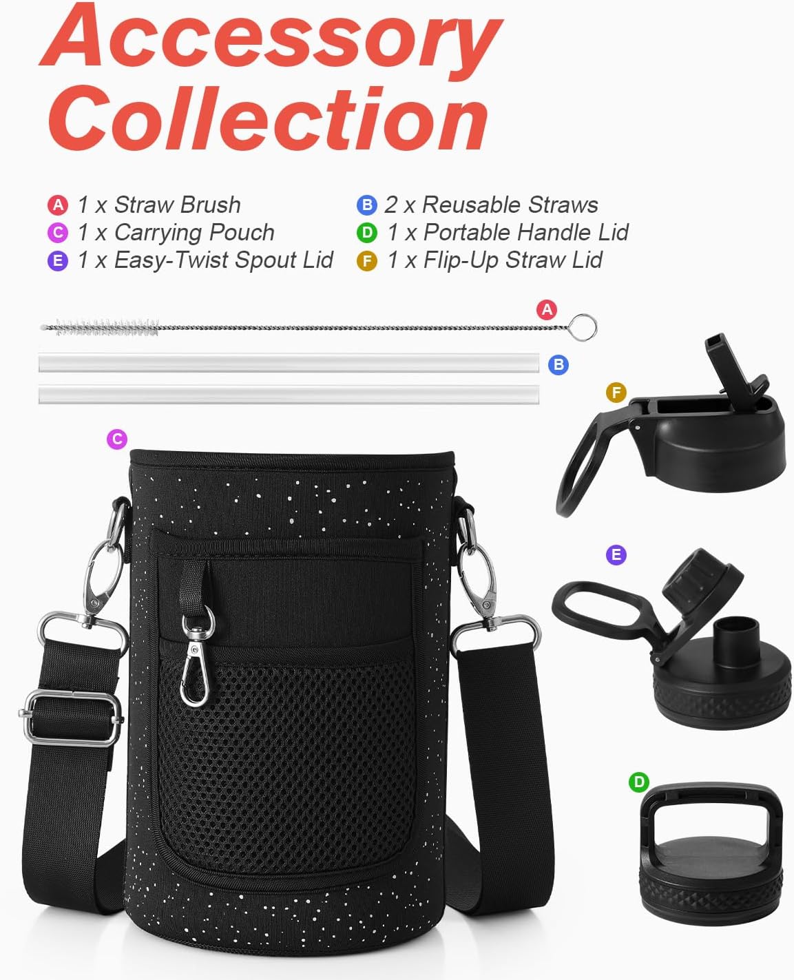 Thumbnail 6 de Coolflask 64 oz Insulated Water Bottle