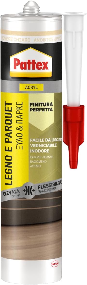 Detalle de Pattex Sigillante Acrilico Legno & Parquet 280 ml