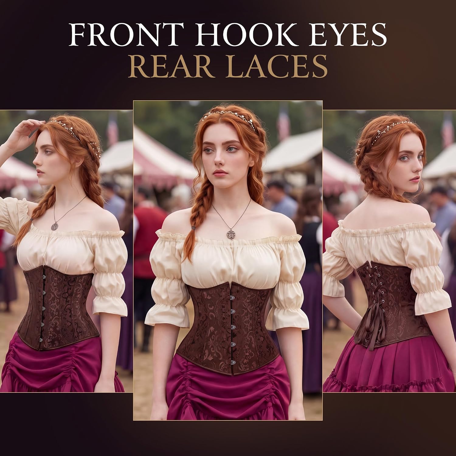 Detalle de Zhitunemi Underbust Corset Top, Polyester