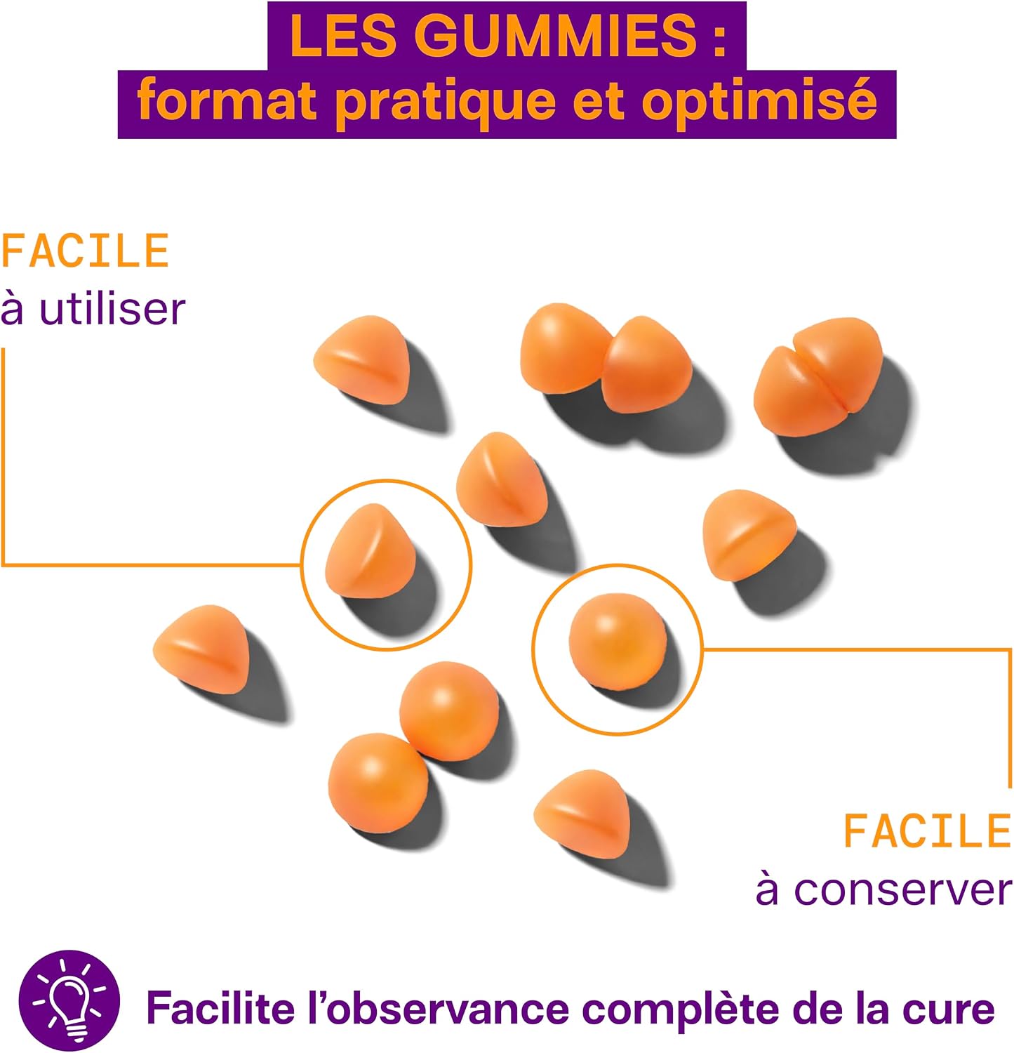 Thumbnail 6 de Mium Lab Gummies Safran & Vitamine B6 (40 mg) sans sucres — enfants dès 4 ans et adultes