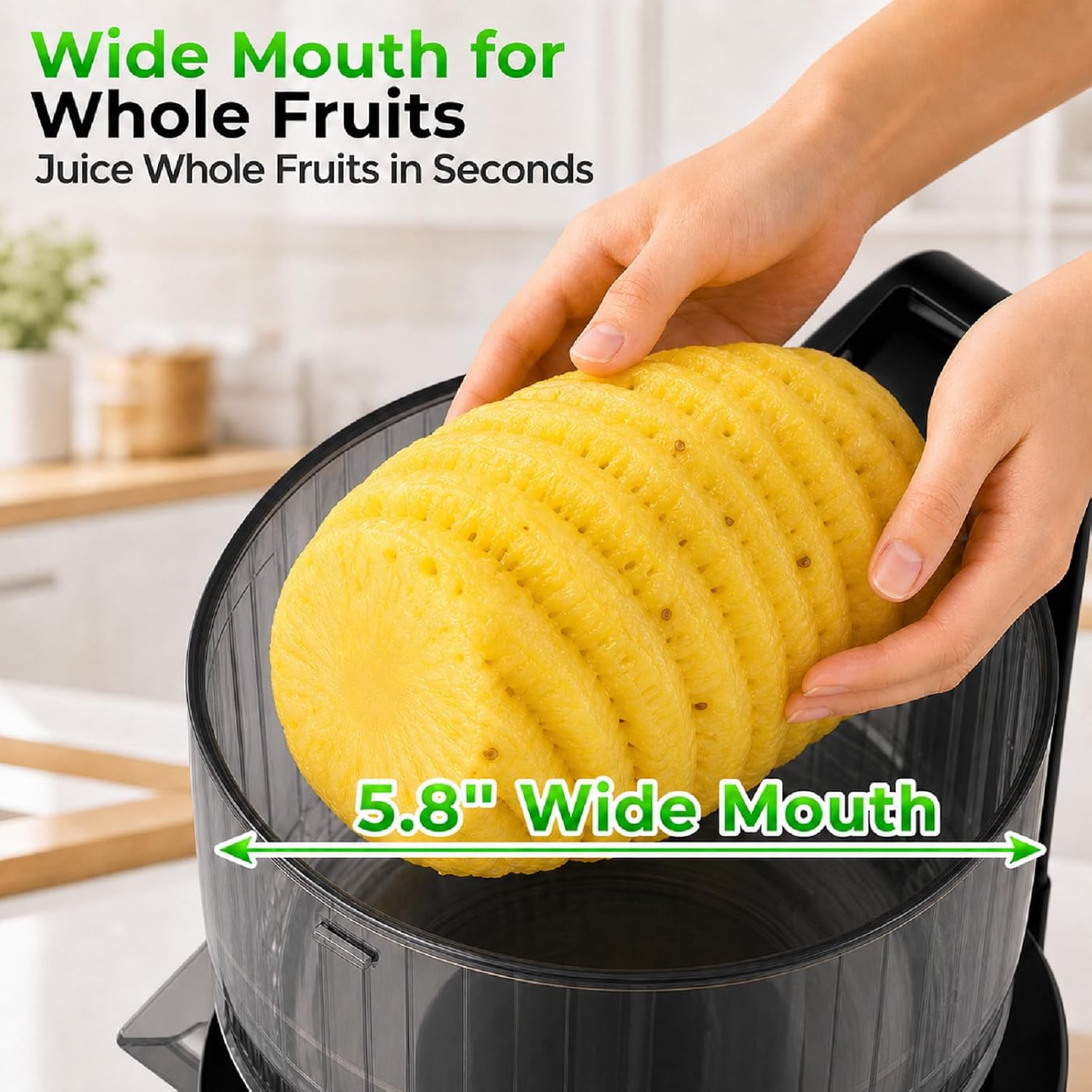 Detalle 2 de Godspeeds Juicer 5.8" Feed Chute 🥤
