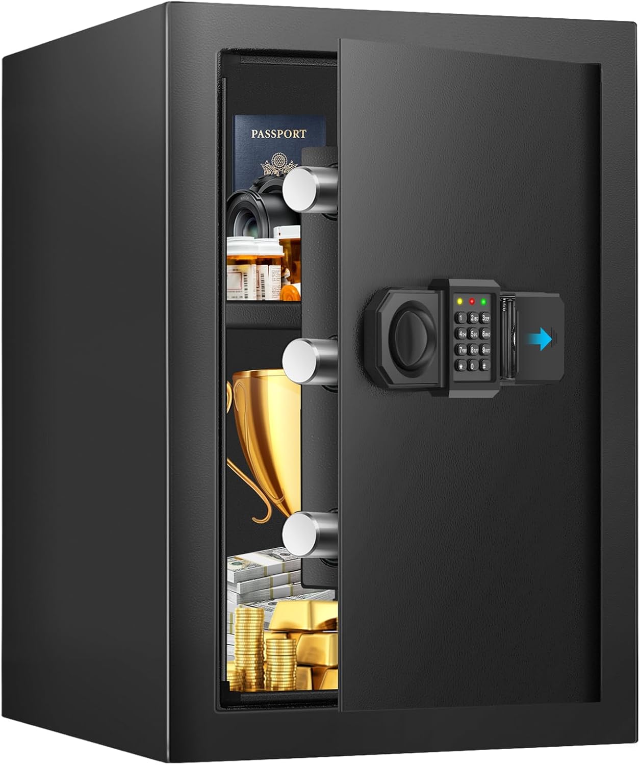 Detalle de 50L Safe Tresor feuerfest mit Zahlenschloss 🔐