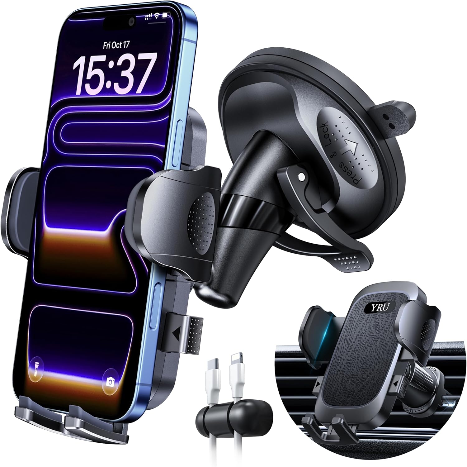 2026 Upgraded Car Phone Holder 90+LBS