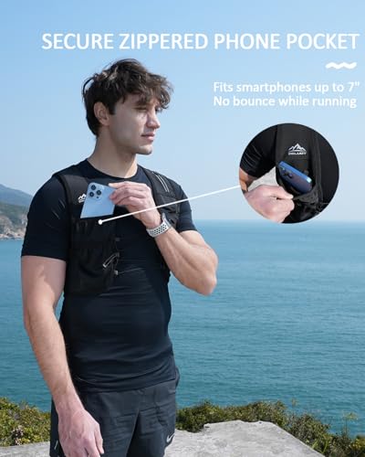 Detalle de Zelvot Running Vest 500ml hydration pack