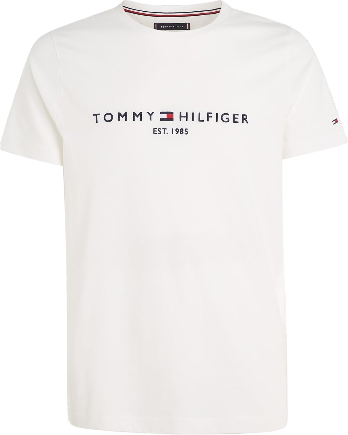 Thumbnail 5 de Tommy Hilfiger Herren T-Shirt Kurzarm Core Tommy Logo (Rundhalsausschnitt) aus Bio-Baumwolle