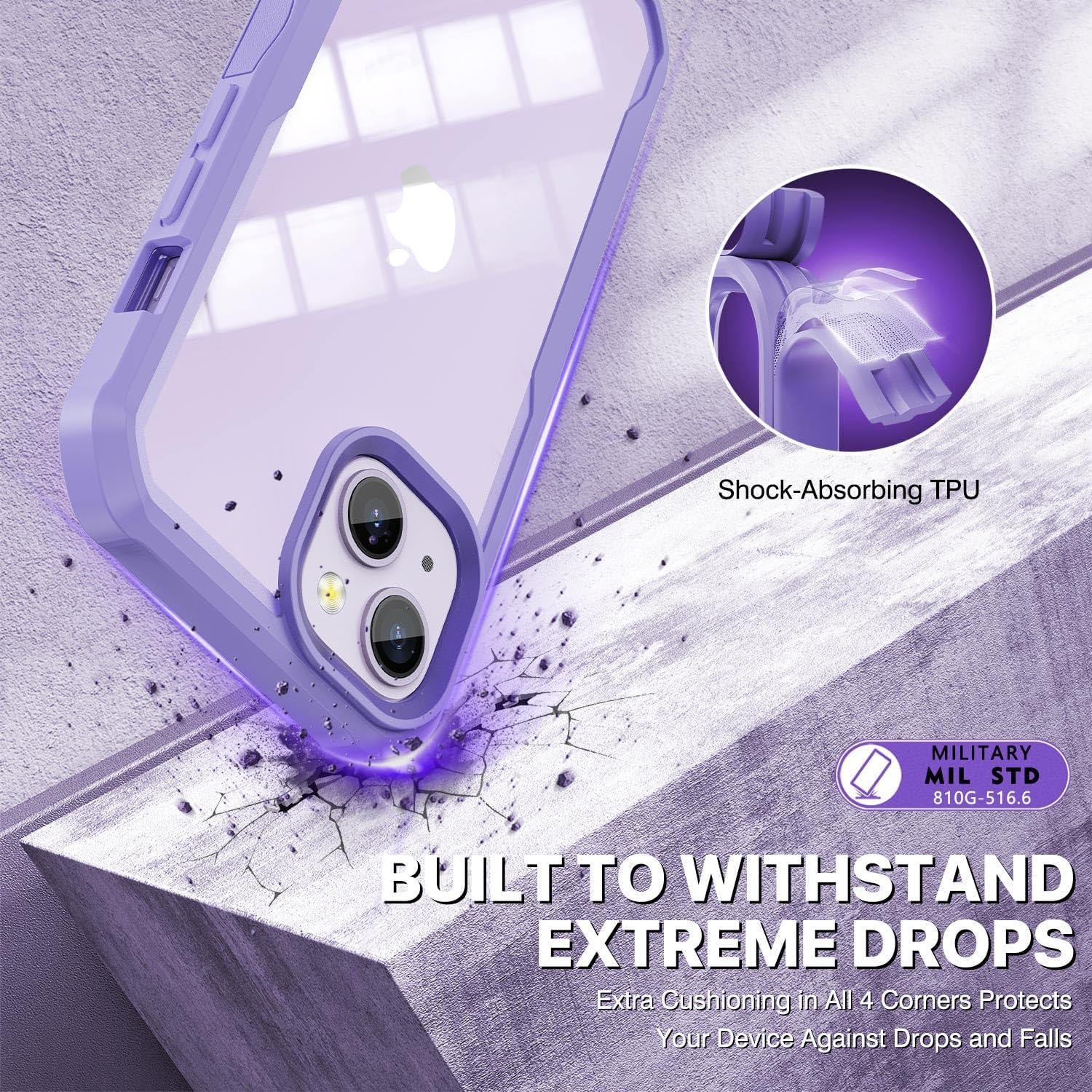 Detalle 2 de iPhone 14 case with built-in 9H glass