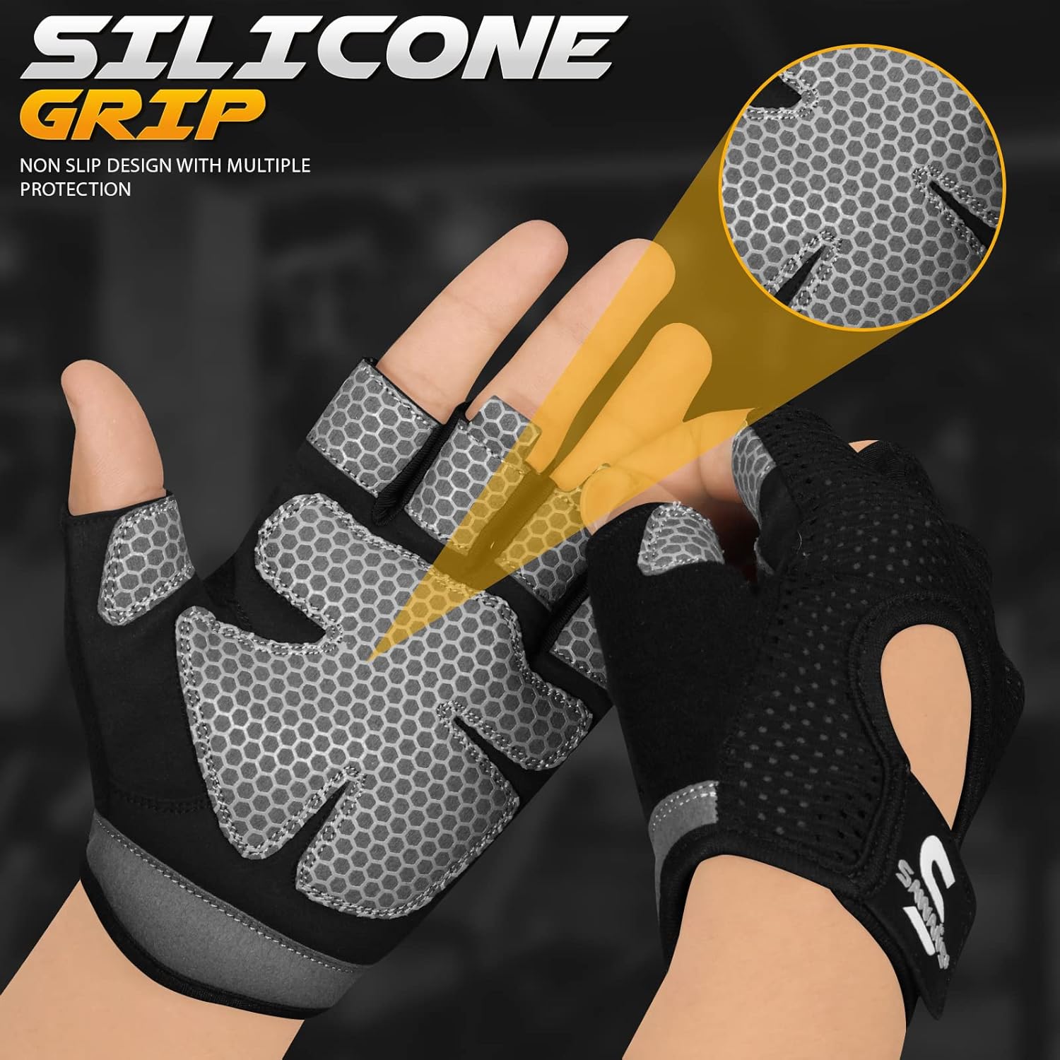 Thumbnail 1 de SAWANS Gym Gloves breathable weightlifting gloves