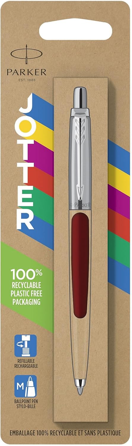 Thumbnail 1 de Parker Jotter Originals Penna a sfera Rosso classico punta media ✒️