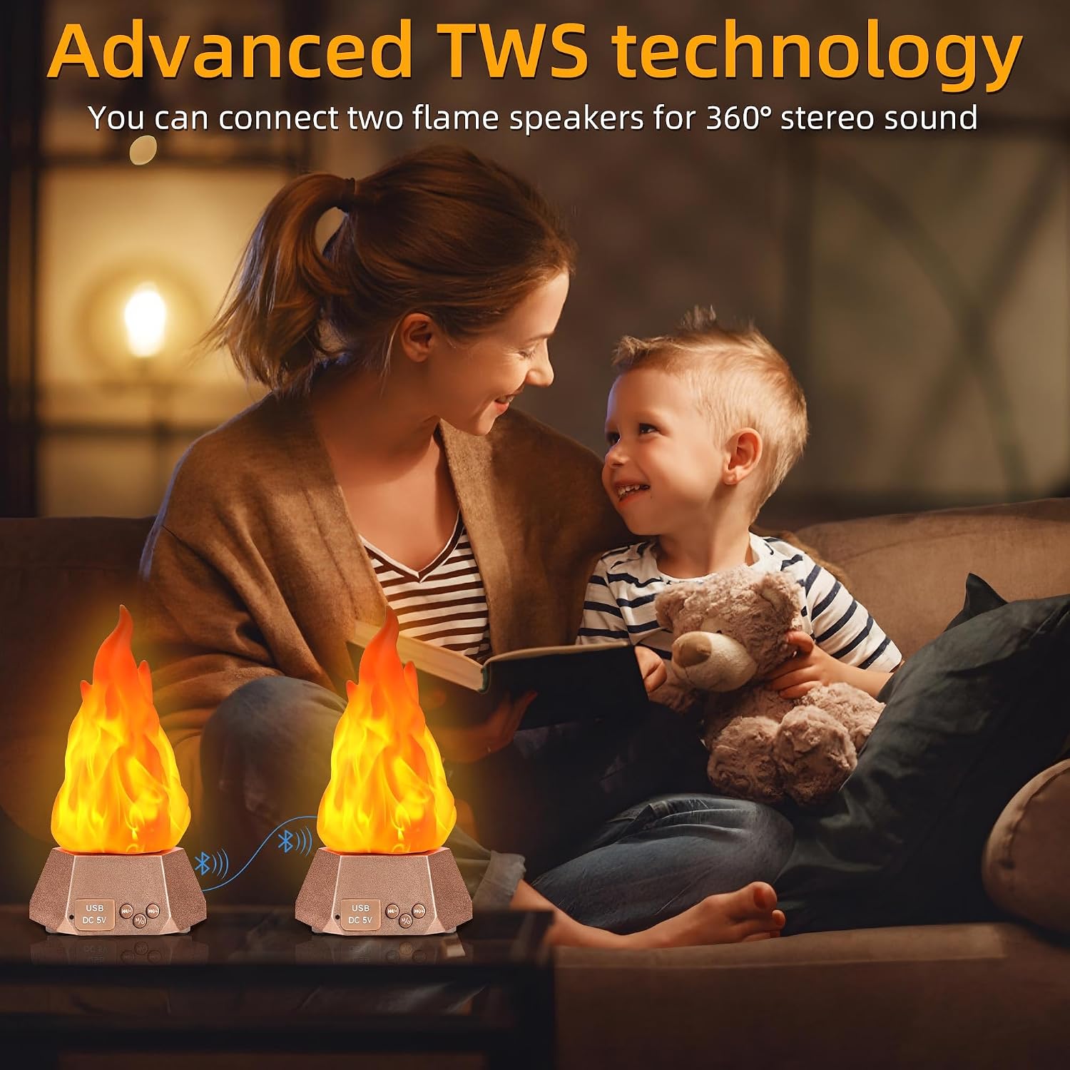 Detalle de Toodour Outdoor Flame Lights 2-Pack