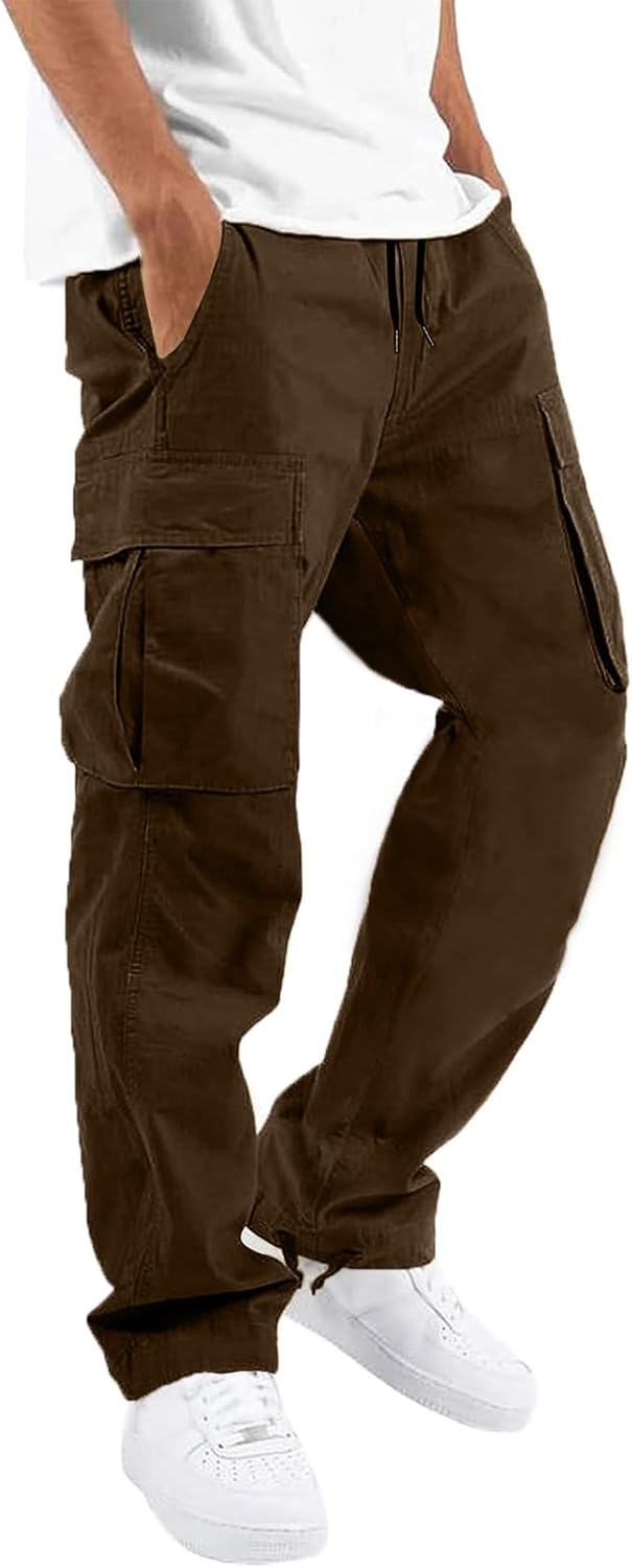 Thumbnail 6 de HUNGSON Mens Cargo Pants
