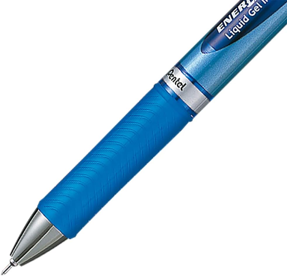 Detalle 1 de Pentel Energel XM Click BLN75 0,5 mm blu (4 pezzi) – scrittura liscia e asciutta